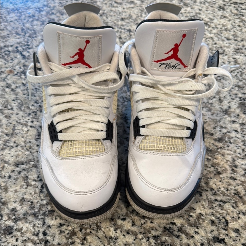 Nike Jordans White and Black Sneakers Classic Design